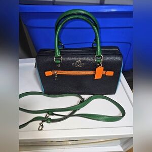 Coach color block Boston